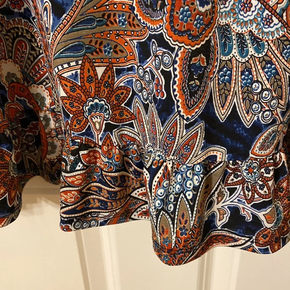 Sew in Love V-neck Paisley Dress Small - Picture 9 of 12